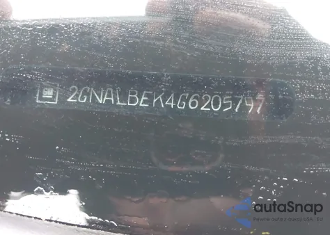 2016 Chevrolet Equinox Ls z USA, uszkodzony, nr VIN 2GNALBEK4G6205797